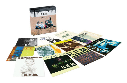 REM 7 IN TO 83 TO 88 7INCH VINYL SINGLE BOX SET NEW 2014 - VINYL BOX SETS