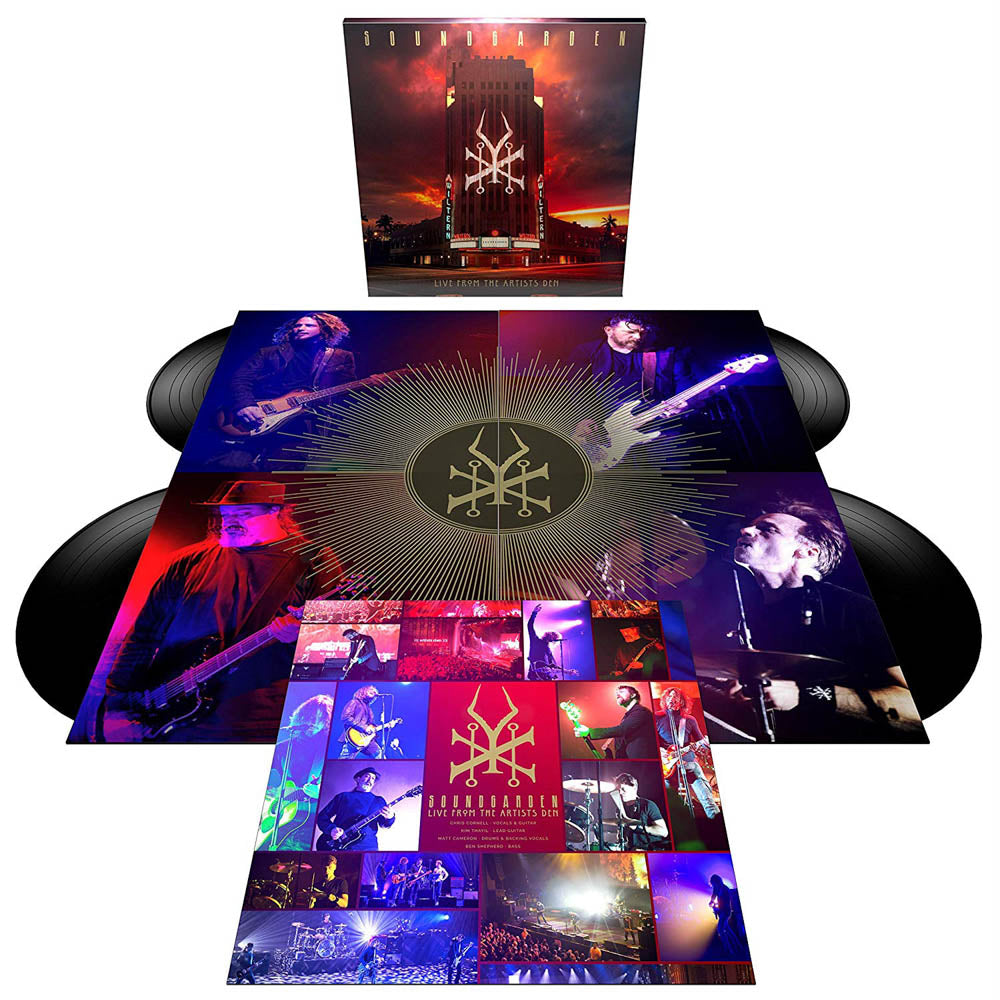 Soundgarden Live from The Artists Den Quadruple Vinyl LP Box Set 2019 - VINYL BOX SETS