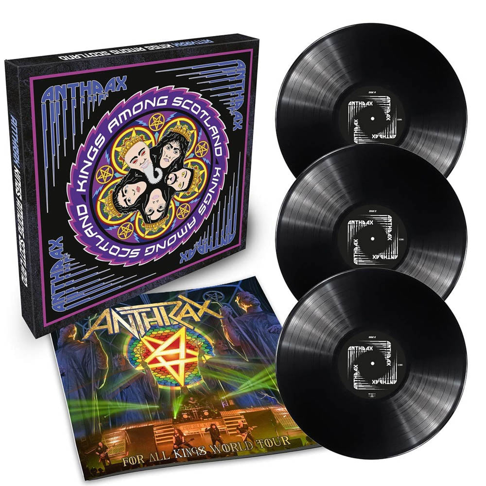 Anthrax Kings Among Scotland Triple Vinyl LP Box Set New 2018 - VINYL BOX SETS