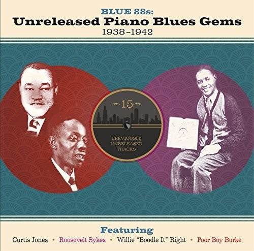 Various Artists: Blue 88s: Unreleased Piano Blues Gems (Various Artists) - VINYL LP