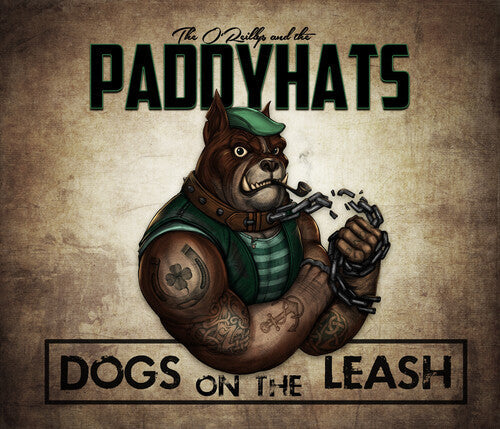 O'Reillys & The Paddyhats: Dogs On The Leash (mint Green & Orange Splatter) - VINYL LP