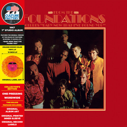 The Foundations: From The Foundations (Baby Now That I Found You) (Orange Smoke) - VINYL LP