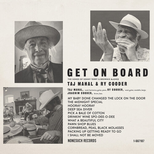 Taj Mahal & Ry Cooder: Get On Board - VINYL LP