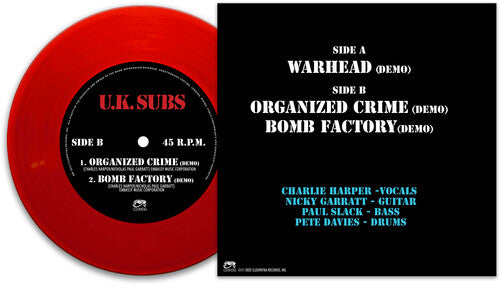 UK Subs: Warhead (red) - VINYL LP