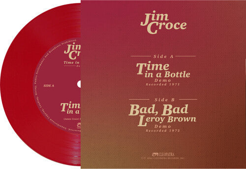 Jim Croce: Time In A Bottle - Red - VINYL LP