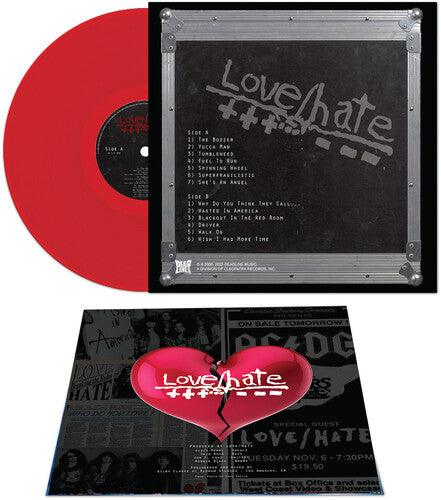 Love/Hate: Best Of - Re-cut - Red - VINYL LP
