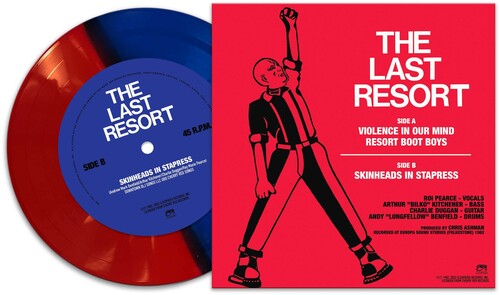 The Last Resort: Violence In Our Minds - RED/BLUE SPLIT - VINYL LP