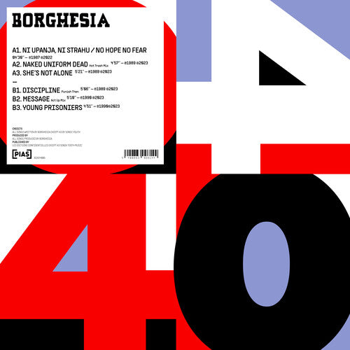 Borghesia: - PIAS 40 - VINYL LP