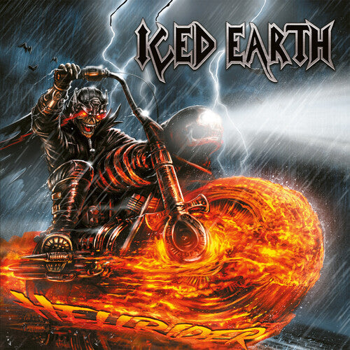 Iced Earth: Hellrider - Orange/yellow/silver Splatter - VINYL LP