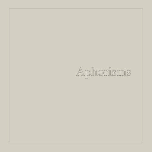 Graham Lambkin: Aphorisms - VINYL LP