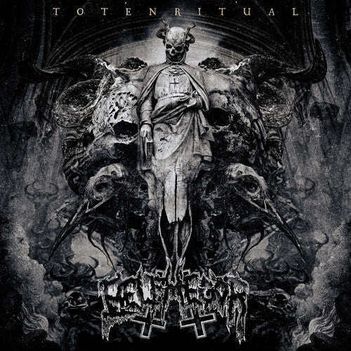 Belphegor: Totenritual - Crystal Clear, Gold & Black Splatter - VINYL LP