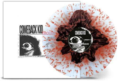 Comeback Kid: Trouble EP - Clear/Black Yolk W Red Splatter - VINYL LP