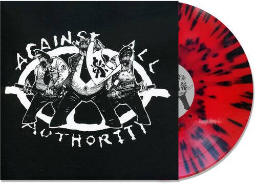 Against All Authority: 24 Hour Roadside Resistance - Red w/ Black Splatter - VINYL LP
