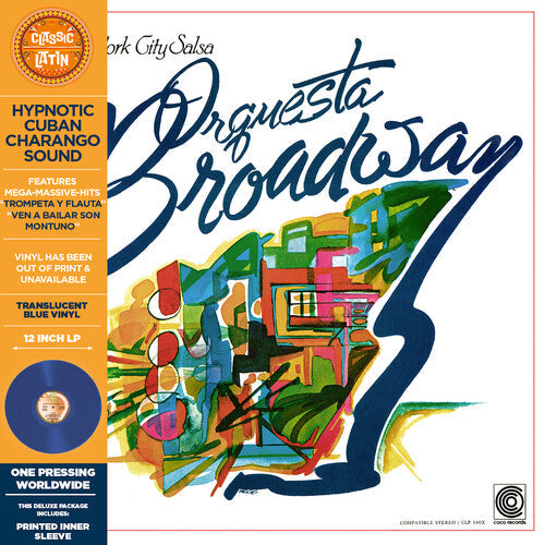 Orquestra Broadway: New York City Salsa - Translucent Blue - VINYL LP
