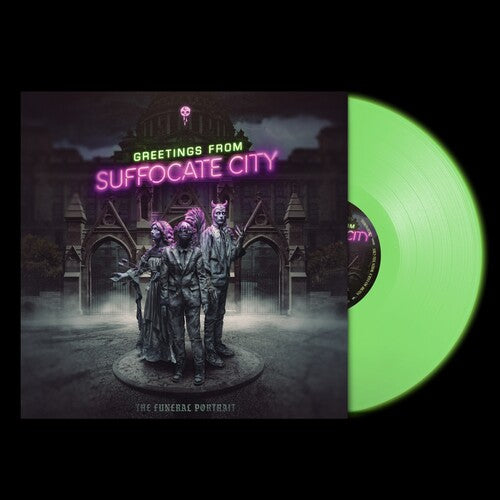 Funeral Portrait: Greetings From Suffocate City - Neon Green - VINYL LP