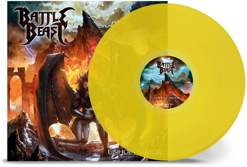 Battle Beast: Unholy Savior - Yellow - VINYL LP