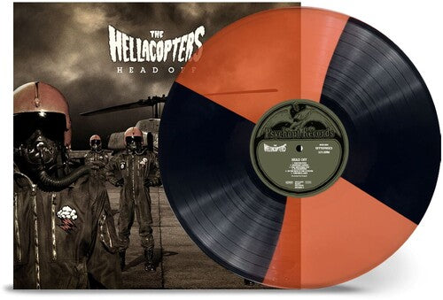 The Hellacopters: Head Off - Trans Orange Black - VINYL LP