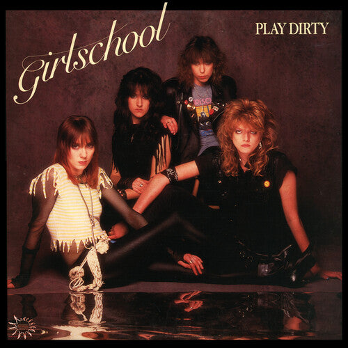 Girlschool: Play Dirty - Red Marble - VINYL LP