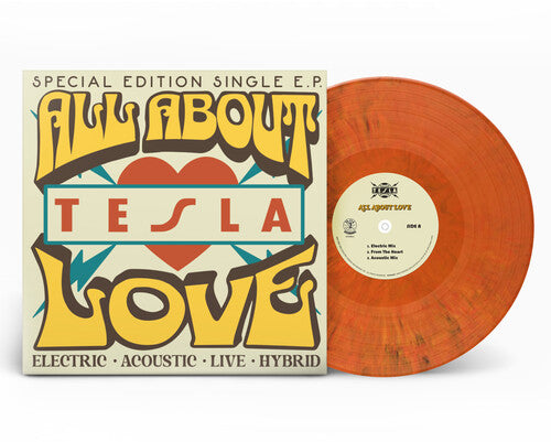 Tesla: All About Love - Orange - VINYL LP