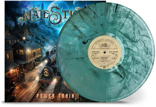 Majestica: Power Train - Trans Turquoise & Black Smoke - VINYL LP