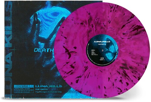 Luna Kills: Deathmatch - Trans Magenta & Black Marbled - VINYL LP