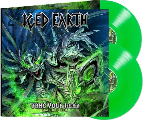 Iced Earth: Bang Your Head - Green - VINYL LP