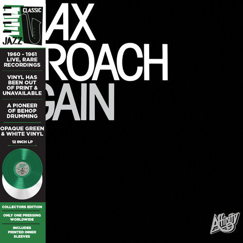 Max Roach: Again - Opaque Green & White - VINYL LP