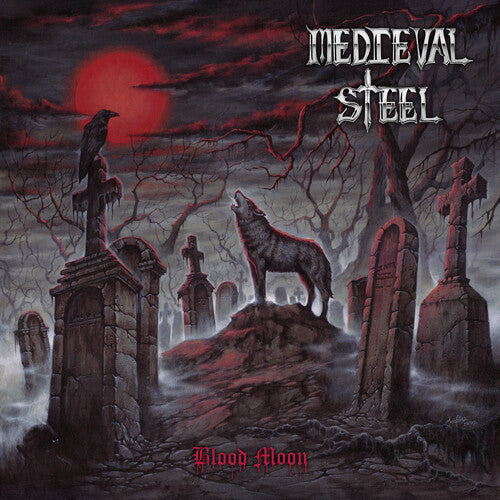 Medieval Steel: Blood Moon - Red/Black Splatter - VINYL LP