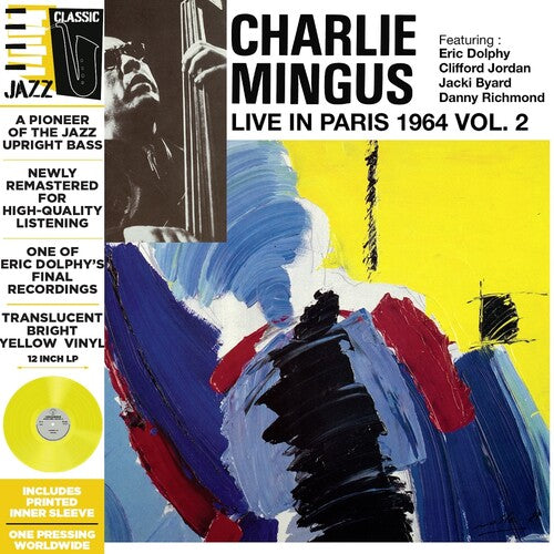 Charlie Mingus: Live in Paris, 1964 Vol. 2 - Translucent Bright Yellow - VINYL LP