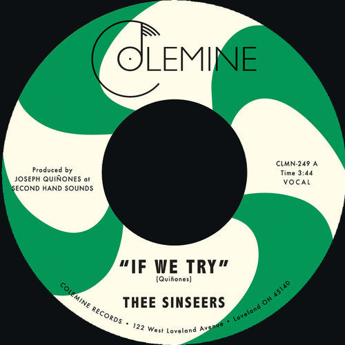 Thee Sinseers: If We Try / Give It Up You Fool - VINYL LP
