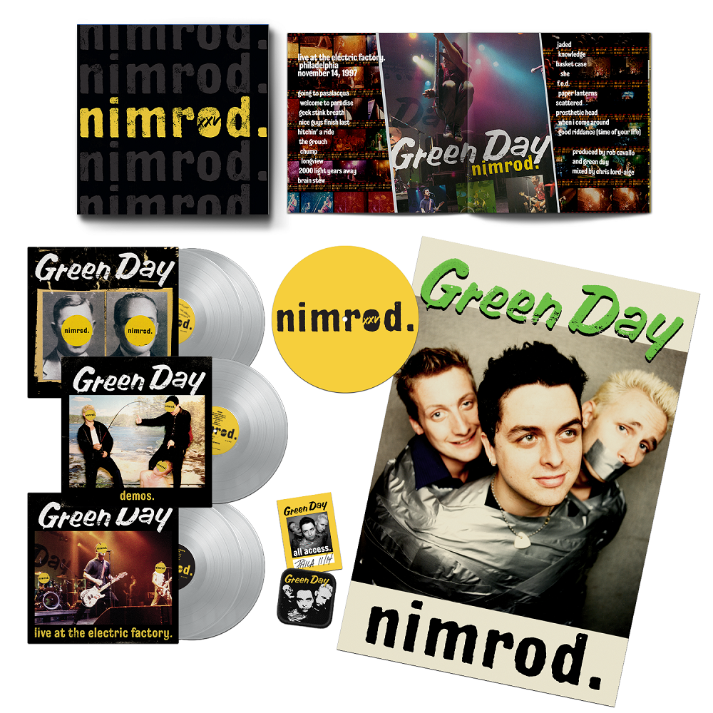 Green Day Nimrod Vinyl LP Box Set 25th Anniversary Deluxe Edition 2023 - VINYL BOX SETS