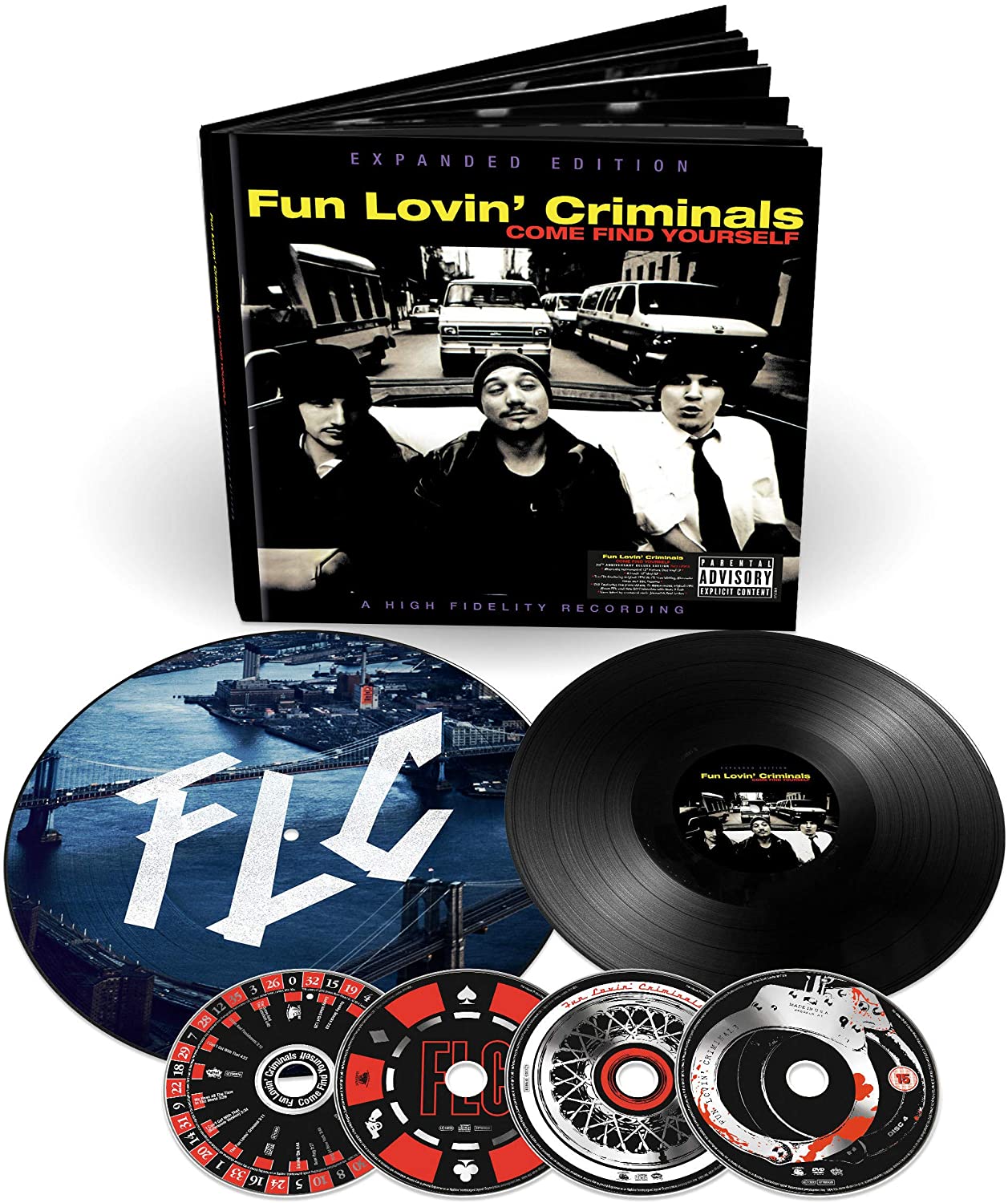 Fun Lovin' Criminals Come Find Yourself Vinyl LP Deluxe Box Set 2016 - VINYL BOX SETS
