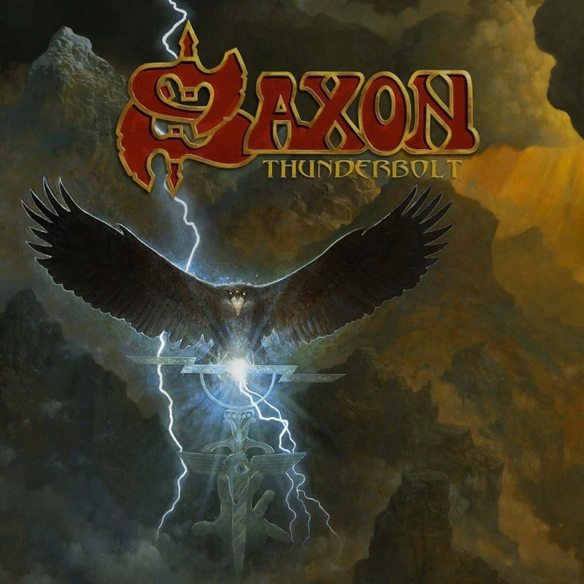 Saxon Thunderbolt Vinyl, CD, Cassette + Badge Box Set 2019 - VINYL BOX SETS