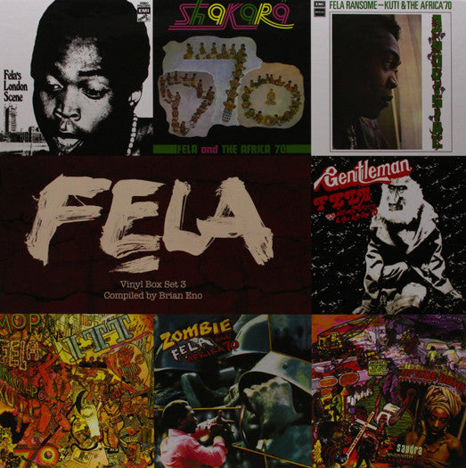 FELA KUTI BOX SET #3 CURATED BY BRIAN ENO LP VINYL NEW (US) 33RPM - VINYL BOX SETS