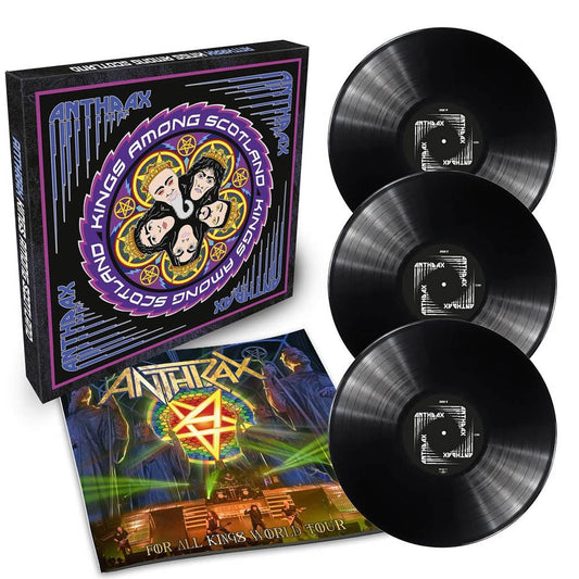 Anthrax Kings Among Scotland Triple Vinyl LP Box Set New 2018 - VINYL BOX SETS
