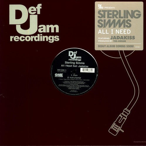 Sterling Simms: All I Need - VINYL LP