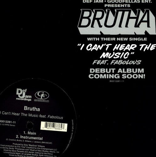 Brutha: I Can't Hear Music - VINYL LP