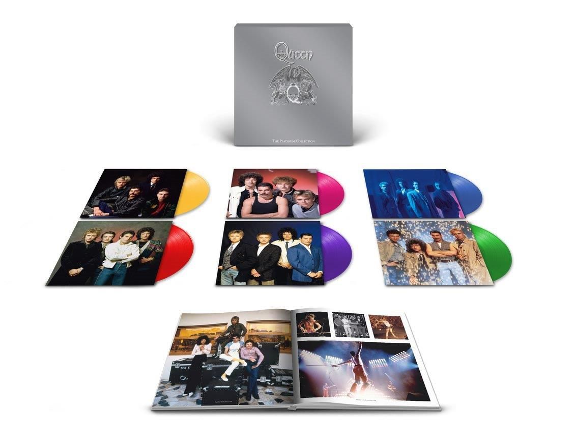 Queen Platinum Collection Colour Vinyl 6LP Box Set 2022 - VINYL BOX SETS