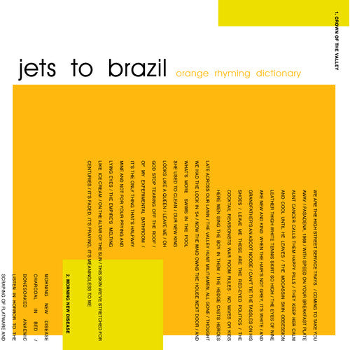 Jets to Brazil: Orange Rhyming Dictionary - VINYL LP