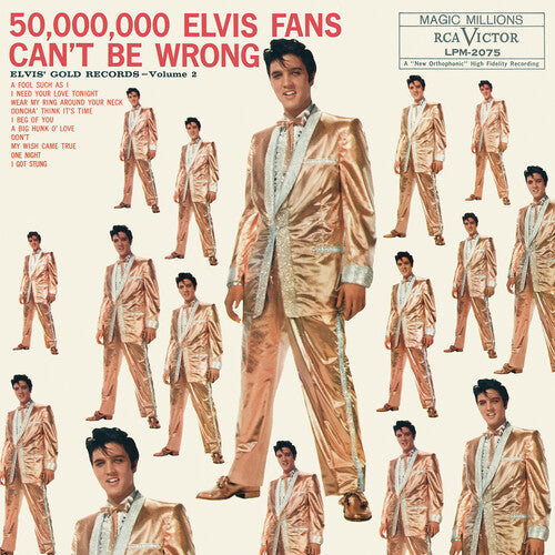 Elvis Presley: 50,000,000 Elvis Fans Can't Be Wrong: Elvis' Gold Records Volume 2 - VINYL LP