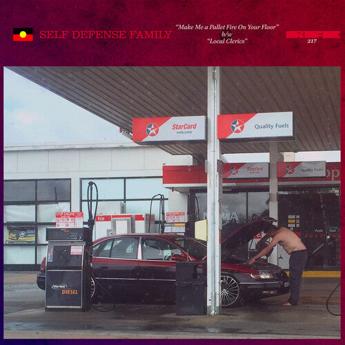 Self Defense Family: Make Me A Pallet Fire On Your Floor / Local Clerics (Blue Vinyl) - VINYL LP