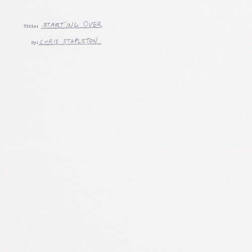 Chris Stapleton: Starting Over - VINYL LP