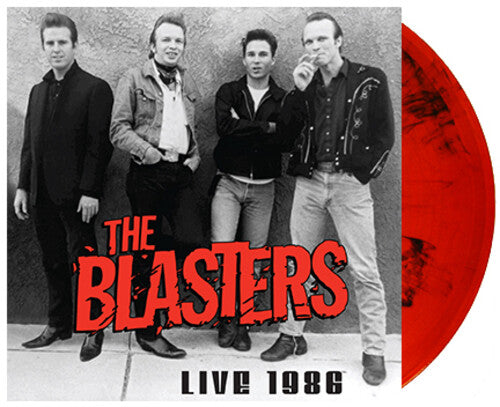 The Blasters: The Blasters Live 1986 - Transparent Fire Orange & Black Vinyl (Exclusive) - VINYL LP