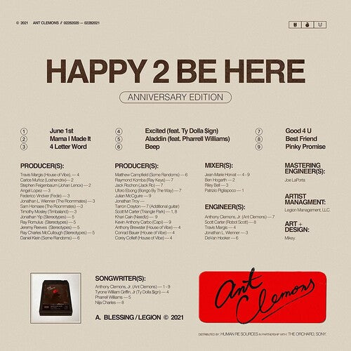Ant Clemens: Happy 2 Be Here - VINYL LP