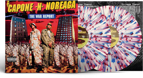 Capone-N-Noreaga: The War Report (Clear Vinyl with Red & Blue Splatter Vinyl) - VINYL LP
