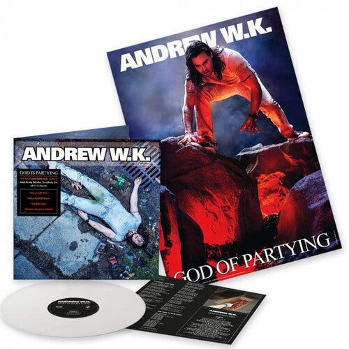 Andrew Wk: God Is Partying (White Vinyl + Poster) - VINYL LP