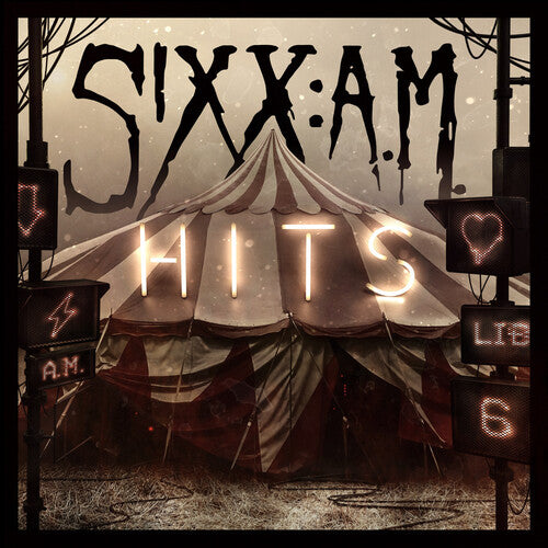 Sixx:a.M.: HITS (Translucent Red with Black Smoke Vinyl) - VINYL LP