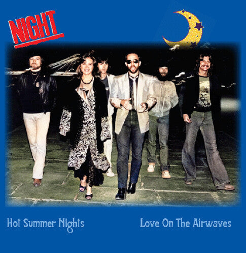 The Night: Hot Summer Nights / Love On The Airwaves (Light Blue) - VINYL LP
