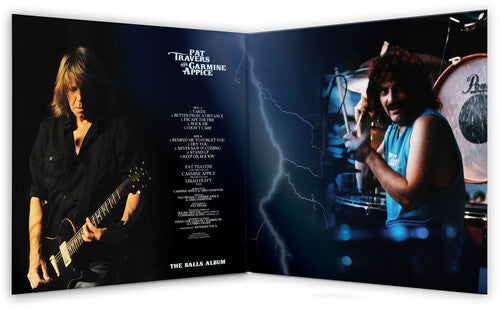 Pat Travers: The Balls Album (Red or Blue Vinyl) - VINYL LP