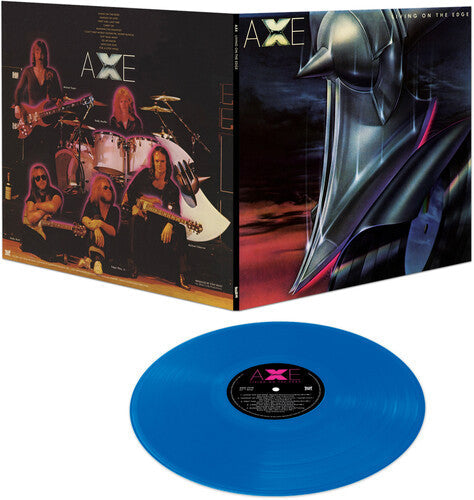 Axe: Living On The Edge (Blue Vinyl) - VINYL LP
